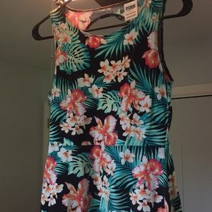 Floral print dress